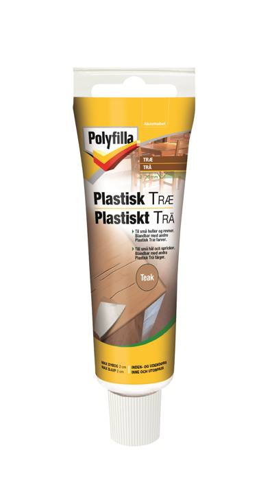 Polyfilla plastisk træ teak 50 ml